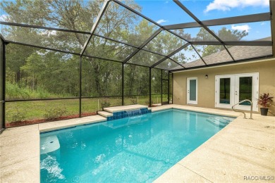 Brand new and move-in ready, this 4-bedroom, 3-bathroom pool on Pine Ridge Community Golf and Country Club in Florida - for sale on GolfHomes.com, golf home, golf lot