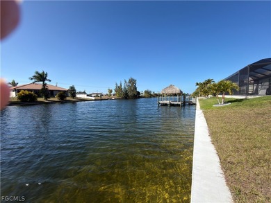 Brand new seawall on a southern exposure freshwater canal with on Burnt Store Golf Club in Florida - for sale on GolfHomes.com, golf home, golf lot
