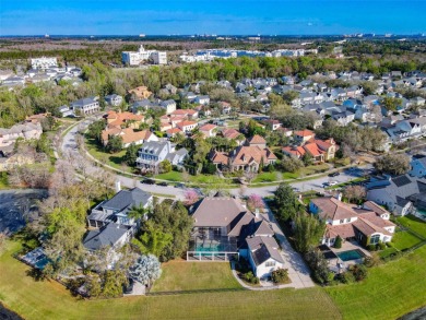 Breathtaking pool views, Primary Bedroom on first floor, a on Celebration Golf Club in Florida - for sale on GolfHomes.com, golf home, golf lot