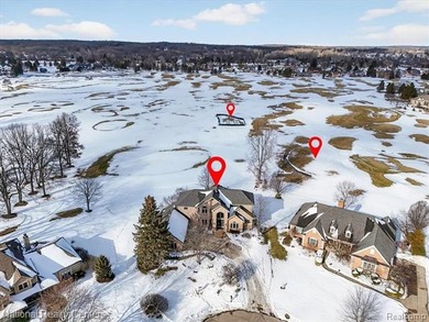 Welcome to this stunning, renovated golf course estate located on Prestwick Village Golf Club in Michigan - for sale on GolfHomes.com, golf home, golf lot