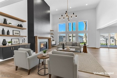 Simcon Homes delivers a show-stopping new spec home that on Barrington Golf Club in Ohio - for sale on GolfHomes.com, golf home, golf lot