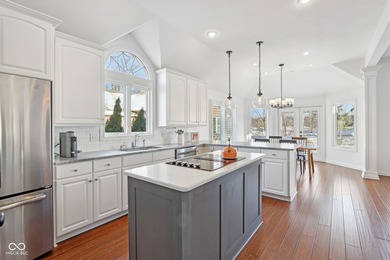 Welcome to your dream home in the heart of Fishers, nestled on River Glen Country Club in Indiana - for sale on GolfHomes.com, golf home, golf lot