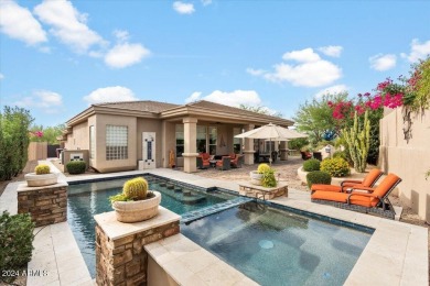 Gorgeous renovated and immaculate desert retreat is nestled on a on The Boulders Resort Golf Club in Arizona - for sale on GolfHomes.com, golf home, golf lot