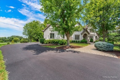 Stunning custom French Country-Style home with an INGROUND POOL on RedTail Golf Club in Illinois - for sale on GolfHomes.com, golf home, golf lot