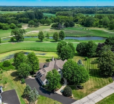 Stunning custom French Country-Style home with an INGROUND POOL on RedTail Golf Club in Illinois - for sale on GolfHomes.com, golf home, golf lot