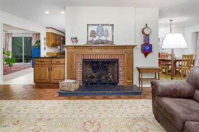 Welcome Home!
This charming ranch-style home sits on the 9th on Carolina Trace Country Club in North Carolina - for sale on GolfHomes.com, golf home, golf lot