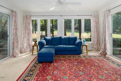 Welcome Home!
This charming ranch-style home sits on the 9th on Carolina Trace Country Club in North Carolina - for sale on GolfHomes.com, golf home, golf lot