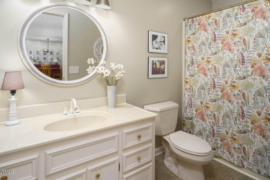 Welcome Home!
This charming ranch-style home sits on the 9th on Carolina Trace Country Club in North Carolina - for sale on GolfHomes.com, golf home, golf lot