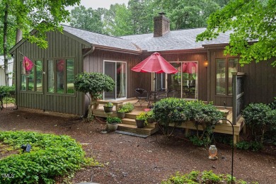 Welcome Home!
This charming ranch-style home sits on the 9th on Carolina Trace Country Club in North Carolina - for sale on GolfHomes.com, golf home, golf lot