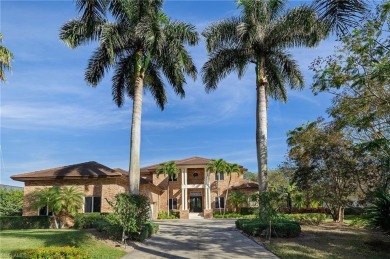 Stunning Estate Home with Lake and Golf Course Views in Quail on  in Florida - for sale on GolfHomes.com, golf home, golf lot