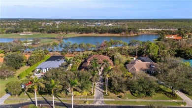 Stunning Estate Home with Lake and Golf Course Views in Quail on  in Florida - for sale on GolfHomes.com, golf home, golf lot