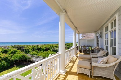 This exceptional oceanfront home in Roosevelt Beach showcases on The Country Club of the Crystal Coast in North Carolina - for sale on GolfHomes.com, golf home, golf lot