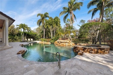 Stunning Estate Home with Lake and Golf Course Views in Quail on  in Florida - for sale on GolfHomes.com, golf home, golf lot