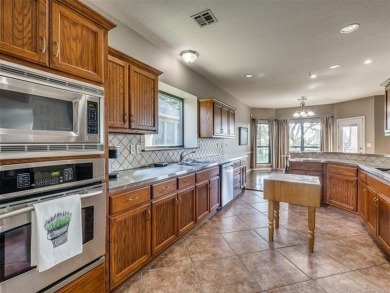 Welcome to this beautiful 4-bedroom, 3.5 bath home in the highly on  in Oklahoma - for sale on GolfHomes.com, golf home, golf lot