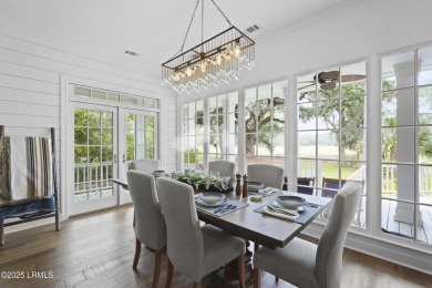 This exquisitely renovated Lowcountry home embodies the essence on Callawassie Island Club in South Carolina - for sale on GolfHomes.com, golf home, golf lot