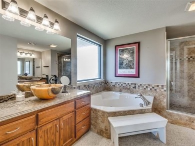 Welcome to this beautiful 4-bedroom, 3.5 bath home in the highly on  in Oklahoma - for sale on GolfHomes.com, golf home, golf lot