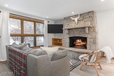 Beautifully updated three bedroom, two bath townhome on the golf on Eagle Vail Golf Course in Colorado - for sale on GolfHomes.com, golf home, golf lot