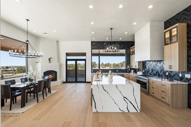 Defining Santa Fe luxury, this brand-new custom estate by on The Club At Las Campanas  in New Mexico - for sale on GolfHomes.com, golf home, golf lot