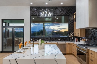 Defining Santa Fe luxury, this brand-new custom estate by on The Club At Las Campanas  in New Mexico - for sale on GolfHomes.com, golf home, golf lot