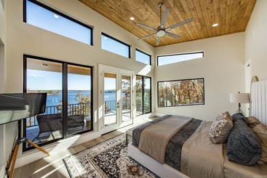 Breathtaking Modern Lakefront Retreat with Boat Slip Welcome to on Indian Hills Country Club in Arkansas - for sale on GolfHomes.com, golf home, golf lot