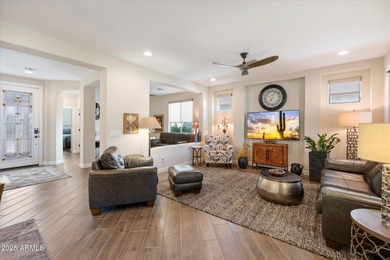 This highly upgraded home features 2 bedrooms, a versatile den on Encanterra Country Club in Arizona - for sale on GolfHomes.com, golf home, golf lot