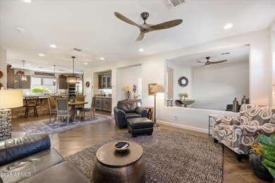 This highly upgraded home features 2 bedrooms, a versatile den on Encanterra Country Club in Arizona - for sale on GolfHomes.com, golf home, golf lot