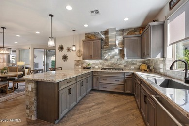 This highly upgraded home features 2 bedrooms, a versatile den on Encanterra Country Club in Arizona - for sale on GolfHomes.com, golf home, golf lot