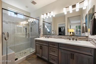 This highly upgraded home features 2 bedrooms, a versatile den on Encanterra Country Club in Arizona - for sale on GolfHomes.com, golf home, golf lot