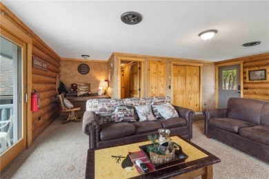 Take a look at this Pelican Lake log cabin, situated on the 19th on Breezy Point Golf Course Resort in Minnesota - for sale on GolfHomes.com, golf home, golf lot