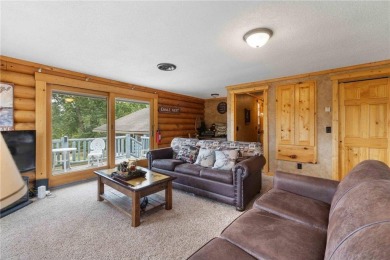 Take a look at this Pelican Lake log cabin, situated on the 19th on Breezy Point Golf Course Resort in Minnesota - for sale on GolfHomes.com, golf home, golf lot