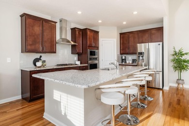 Located in Ballantrae Woods, this beautifully designed home on Golf Club of Dublin in Ohio - for sale on GolfHomes.com, golf home, golf lot