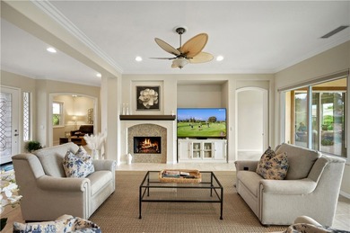 Premier Tamarisk model in ideal position overlooking the 11th on Golf Club At La Quinta in California - for sale on GolfHomes.com, golf home, golf lot