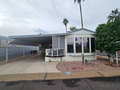 This charming 1-bedroom, 1.5-bathroom home with an Arizona room on Viewpoint Golf Resort in Arizona - for sale on GolfHomes.com, golf home, golf lot
