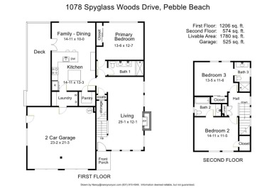 This stunning property, located in the prestigious Pebble Beach on Spyglass Hill Golf Course in California - for sale on GolfHomes.com, golf home, golf lot