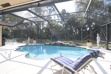 Stunning 3 bedroom, 3.5 pool home situated on an estate lot on Meadowood Golf and Tennis Club in Florida - for sale on GolfHomes.com, golf home, golf lot