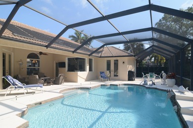 Stunning 3 bedroom, 3.5 pool home situated on an estate lot on Meadowood Golf and Tennis Club in Florida - for sale on GolfHomes.com, golf home, golf lot