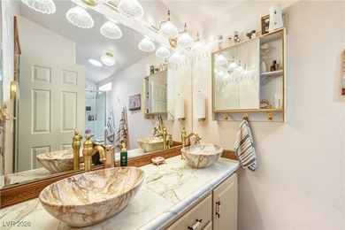 Remodeled and highly upgraded, this elegant 2-bedroom, 2-bath on Desert Greens Golf Course in Nevada - for sale on GolfHomes.com, golf home, golf lot