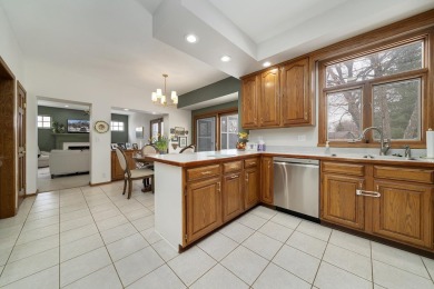 This stunning 4-bedroom, two-story home sits on a scenic on Aldeen Golf Club in Illinois - for sale on GolfHomes.com, golf home, golf lot