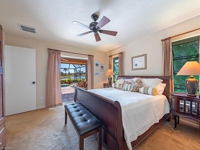 Set on a quiet cul-de-sac in Lely Country Club, this 3-bedroom on Royal Palm Golf Club in Florida - for sale on GolfHomes.com, golf home, golf lot