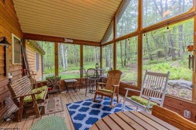 Welcome to 'Evening Shade', a charming, furnished cabin nestled on Alpine Lake Resort in West Virginia - for sale on GolfHomes.com, golf home, golf lot