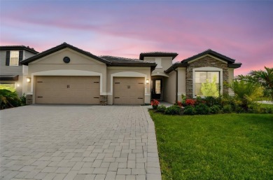 Stunning 2024 Summerville Model | 3 Bed + Den | 3 Bath | 3-Car on Lakewood National Golf Club in Florida - for sale on GolfHomes.com, golf home, golf lot