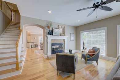 Tucked at the end of a quiet cul-de-sac, this stunning all-brick on The Members Club At Woodcreek in South Carolina - for sale on GolfHomes.com, golf home, golf lot