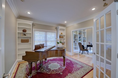 Tucked at the end of a quiet cul-de-sac, this stunning all-brick on The Members Club At Woodcreek in South Carolina - for sale on GolfHomes.com, golf home, golf lot