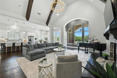 Backed by sweeping golf course views and designed with both on Lantana Golf Club in Texas - for sale on GolfHomes.com, golf home, golf lot