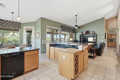This rare, custom Ocotillo floor plan is masterfully designed to on Gold Canyon Golf Resort  in Arizona - for sale on GolfHomes.com, golf home, golf lot