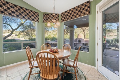 This rare, custom Ocotillo floor plan is masterfully designed to on Gold Canyon Golf Resort  in Arizona - for sale on GolfHomes.com, golf home, golf lot