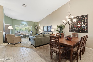 This rare, custom Ocotillo floor plan is masterfully designed to on Gold Canyon Golf Resort  in Arizona - for sale on GolfHomes.com, golf home, golf lot