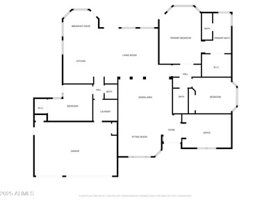 This rare, custom Ocotillo floor plan is masterfully designed to on Gold Canyon Golf Resort  in Arizona - for sale on GolfHomes.com, golf home, golf lot