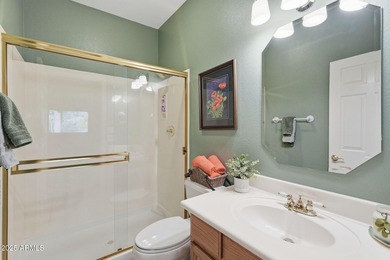 This rare, custom Ocotillo floor plan is masterfully designed to on Gold Canyon Golf Resort  in Arizona - for sale on GolfHomes.com, golf home, golf lot