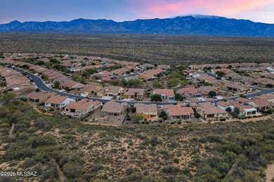 Panoramic desert, golf course + Tortolita Mountain views from on Saddlebrooke Ranch Golf Club in Arizona - for sale on GolfHomes.com, golf home, golf lot